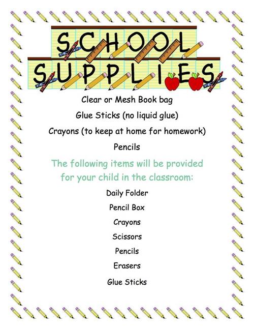 Supply List 